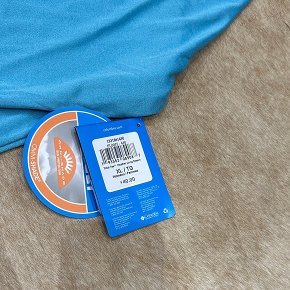 NWT Columbia Aqua Performance XL Long Sleeve Shirt UPF 50 - Picture 4 of 7